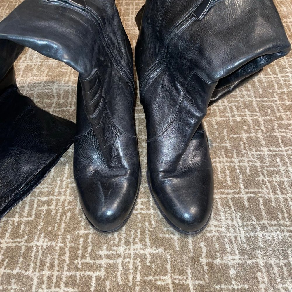 Prada Over the Knee Leather Boots - Picture 6 of 15